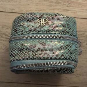 PurseN Glam Luxurious Travel Jewelry Tote 5”x5”x4” includes 12 pouches!